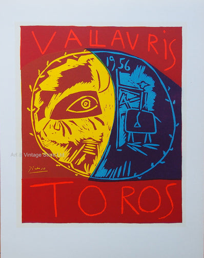 Pablo Picasso Vintage Print - Original Lithograph 1959