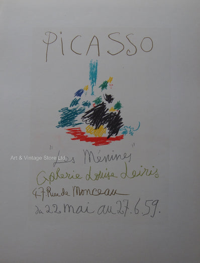 Pablo Picasso Vintage Print - Original Lithograph 1959