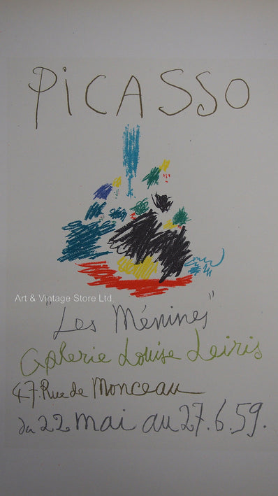 Pablo Picasso Vintage Print - Original Lithograph 1959