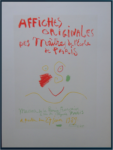 Pablo Picasso Vintage Print - Original Lithograph 1959