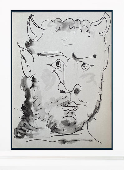 Pablo Picasso - Original Lithograph - En marge du Buffon 1957