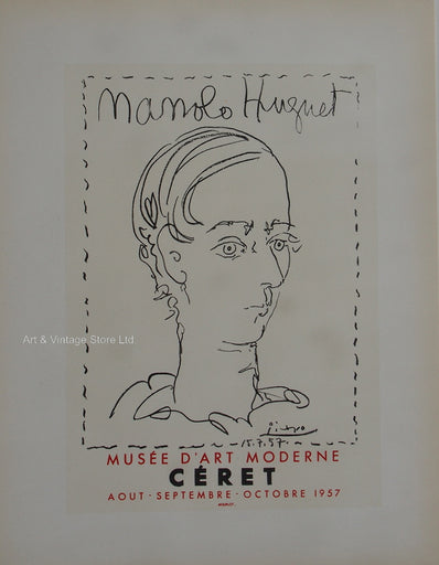 Pablo Picasso Vintage Print - Original Lithograph 1959