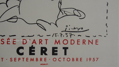 Pablo Picasso Vintage Print - Original Lithograph 1959