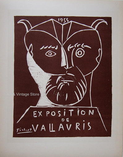 Pablo Picasso Vintage Print - Original Lithograph 1959