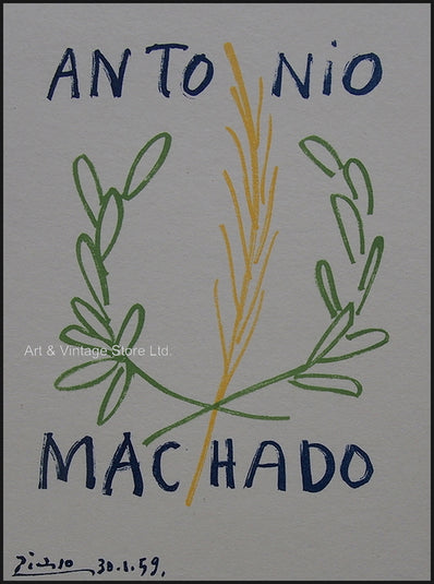 Pablo Picasso Vintage Print - Original Lithograph 1959