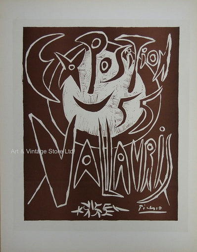 Pablo Picasso Vintage Print - Original Lithograph 1959
