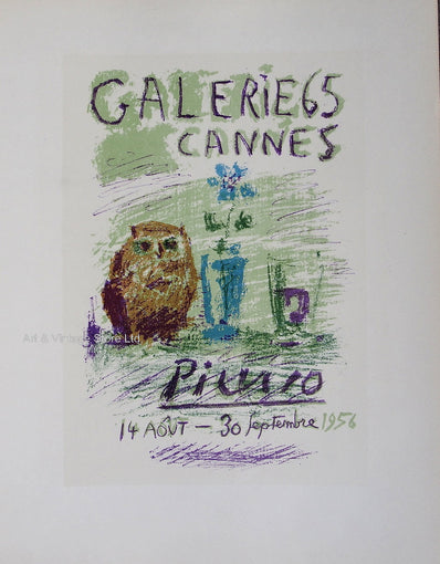Pablo Picasso Vintage Print - Original Lithograph 1959