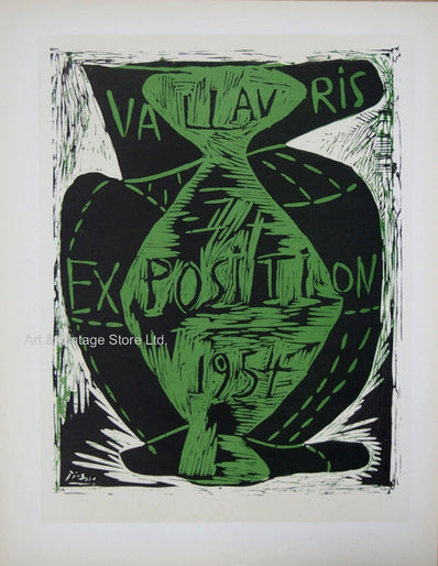 Pablo Picasso Vintage Print - Original Lithograph 1959