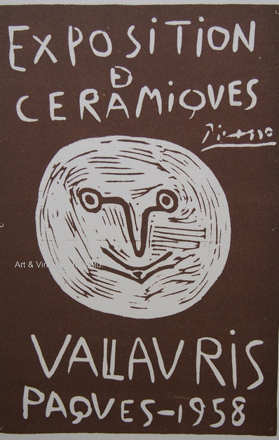 Pablo Picasso Vintage Print - Original Lithograph 1959