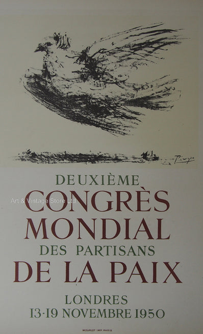 Pablo Picasso Vintage Print - Original Lithograph 1959