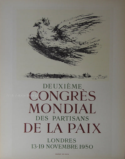 Pablo Picasso Vintage Print - Original Lithograph 1959