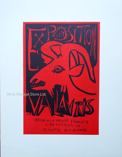 Pablo Picasso Vintage Print - Original Lithograph 1959