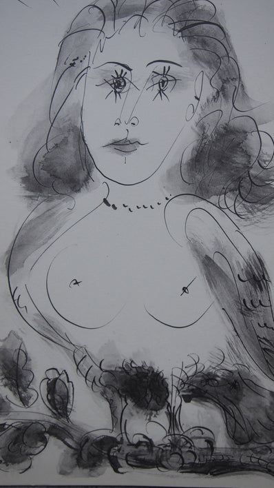 Pablo Picasso - Original Lithograph - En marge du Buffon 1957