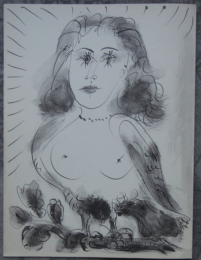 Pablo Picasso - Original Lithograph - En marge du Buffon 1957