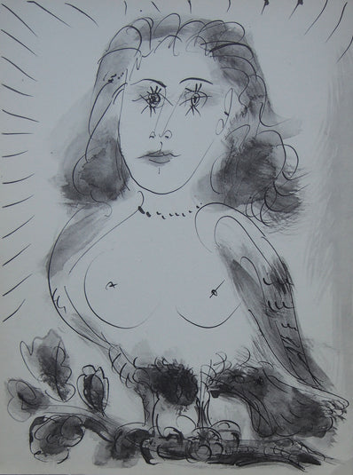 Pablo Picasso - Original Lithograph - En marge du Buffon 1957