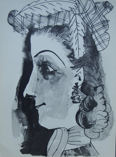 Pablo Picasso - Original Lithograph - En marge du Buffon 1957