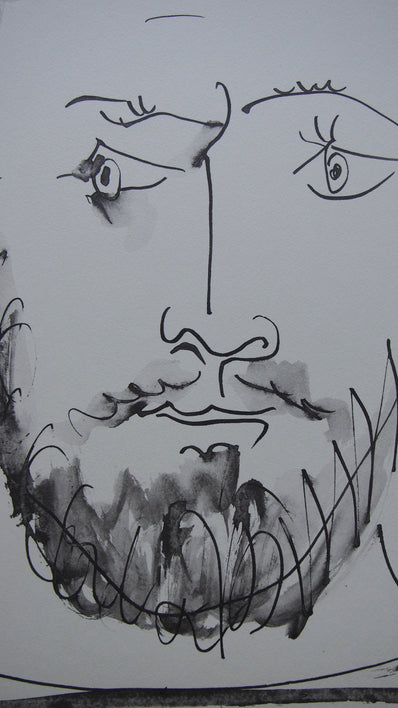 Pablo Picasso - Original Lithograph - En marge du Buffon 1957