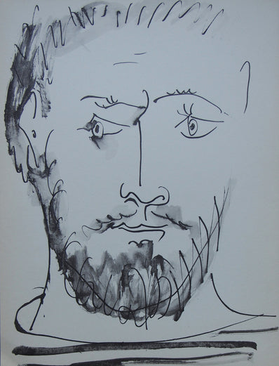 Pablo Picasso - Original Lithograph - En marge du Buffon 1957