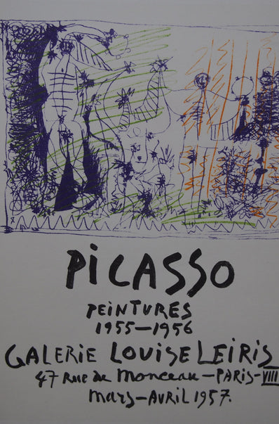 Pablo Picasso Vintage Print - Original Lithograph 1959