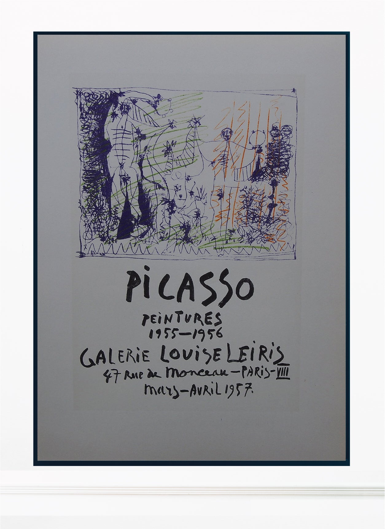 Pablo Picasso Vintage Print - Original Lithograph 1959 – Art