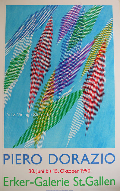 Piero Dorazio - Original Artist Poster 1990