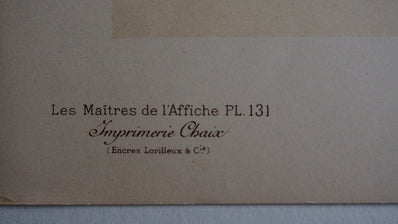 Maitres de L’Affiche 1897- Original stone Lithograph