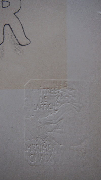 Emmanuel Barcet - Original Stone Lithograph 1898