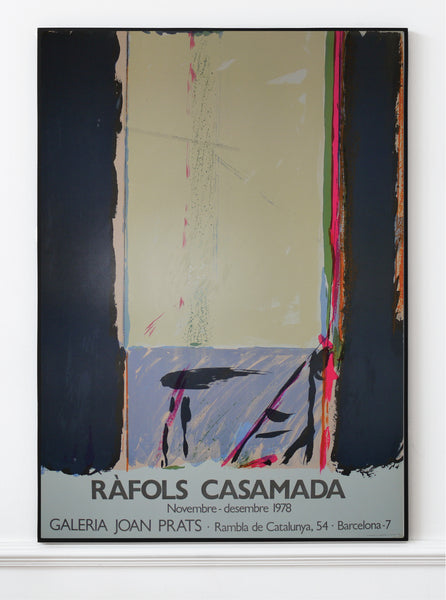 Ràfols-Casamada - Original Artist Poster 1978 – Art & Vintage Store Ltd