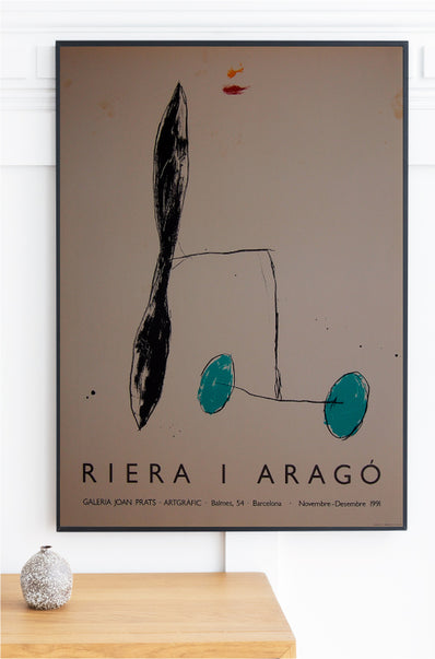 Riera i Aragó  - Original Artist Poster 1991