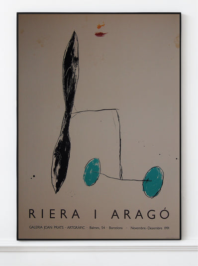 Riera i Aragó  - Original Artist Poster 1991