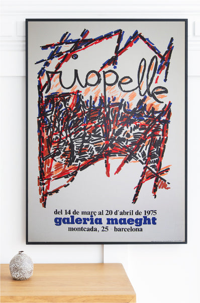 Jean-Paul Riopelle Original Artist Poster 1975