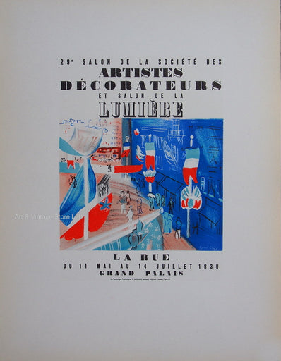 Raoul Dufy Vintage Print - Original Lithograph 1959
