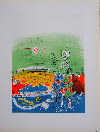 Raoul Dufy Vintage Print - Original Lithograph 1959