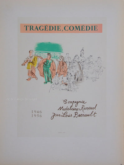 Raoul Dufy Vintage Print - Original Lithograph 1959