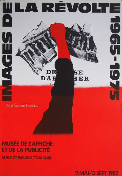 Razzia – Original Exhibition Poster 1982