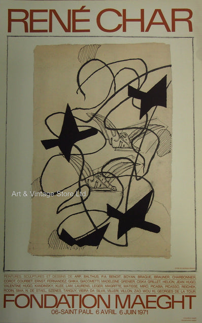 Georges Braque - Original Poster 1971