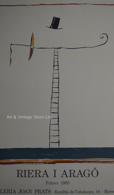 Riera i Aragó  - Original Artist Poster 1985