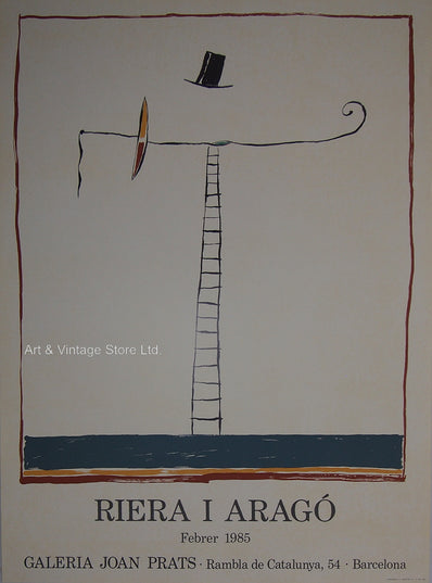Riera i Aragó  - Original Artist Poster 1985