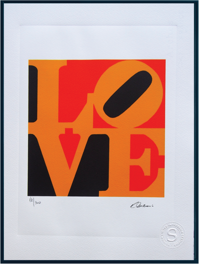 Robert Indiana- Hand Pressed Print