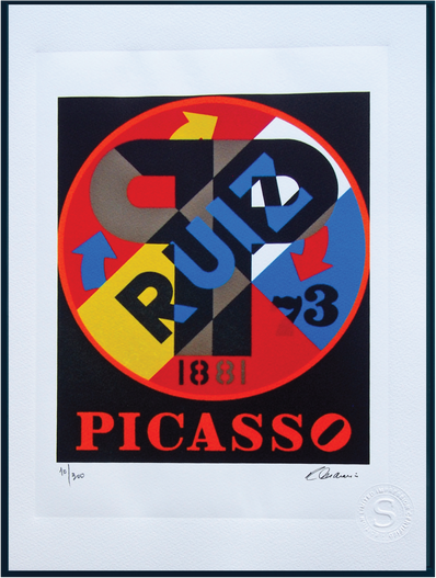 Robert Indiana- Hand Pressed Print