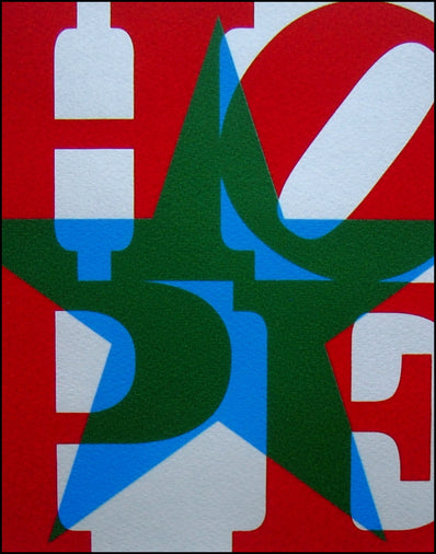 Robert Indiana- Hand Pressed Print