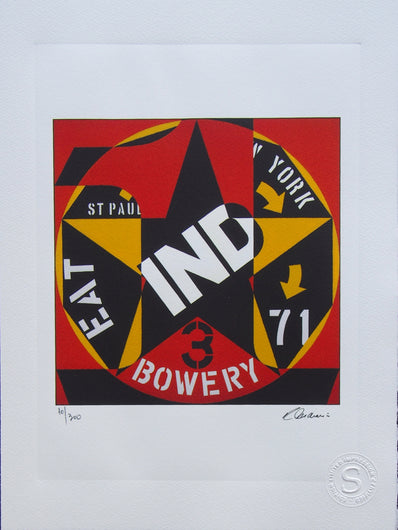 Robert Indiana- Hand Pressed Print