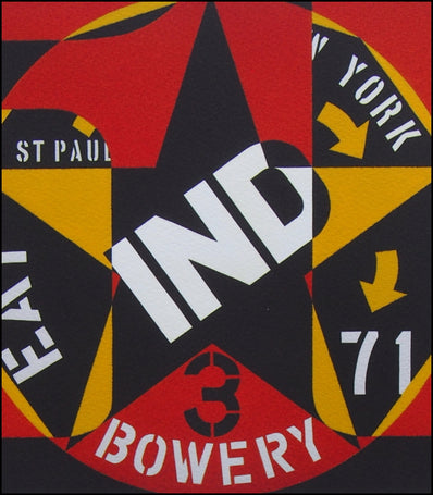 Robert Indiana- Hand Pressed Print