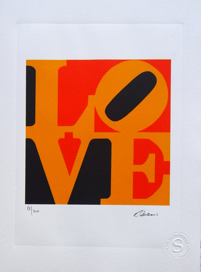 Robert Indiana- Hand Pressed Print