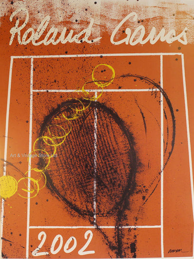 Roland Garros – Original Artist Poster 2002