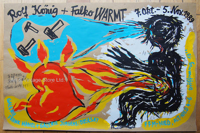 Rolf König - Original Hand Signed Serigraph 1989 - Collectible Art