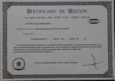 Roy Lichtenstein - Fine Art Print