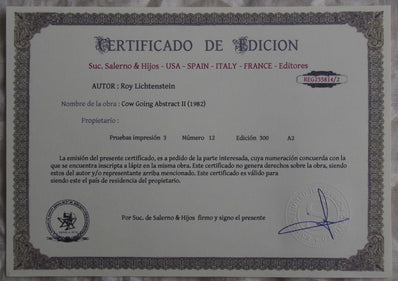 Roy Lichtenstein - Fine Art Print