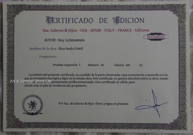 Roy Lichtenstein - Fine Art Print