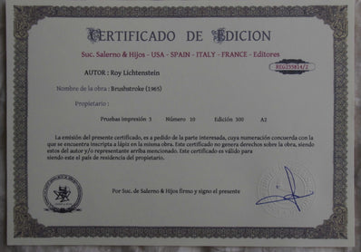 Roy Lichtenstein - Fine Art Print